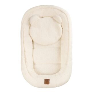 Baby nest and pillow Boucle Cream