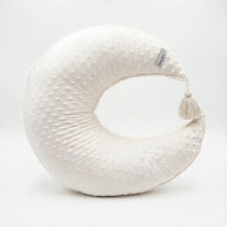 Stillkissen Halbmond|Minky| Cream