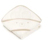 Soft bamboo baby towel with hood and ears from the MY MEMI bath collection