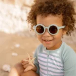 Kinder Sonnenbille Rund Meeresgrün – Bild 2