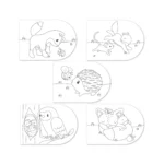 Malbuch mit Farbkasten Forest Friends – Bild 3