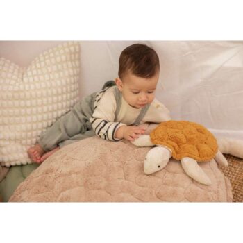 Senger Naturwelt cuddly toy turtle, small, brass